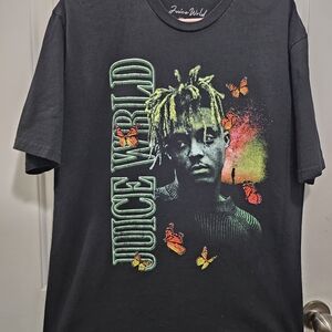 Juice Wrld Black Graphic Long Sleeve Tee